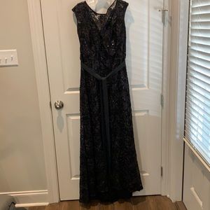 Long Black Sleeveless dress